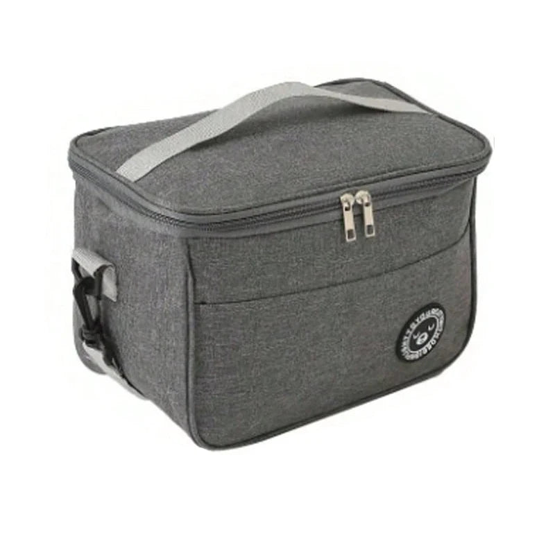 Insulated Lunch Bag Thermal Tote Cooler Box for Office Work and Travel - 11