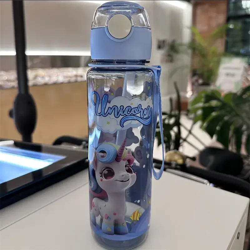 Fantia 700ml BPA Free Space Cup Portable Water Bottle with Straw - 15