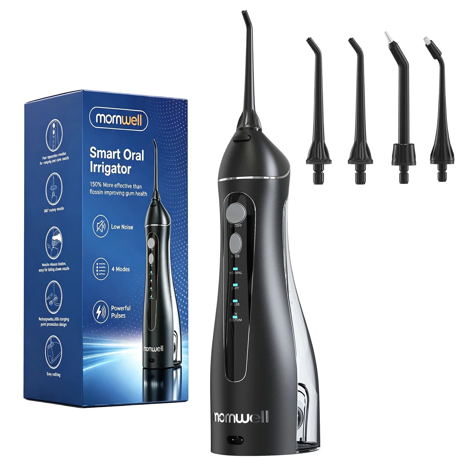 Cordless Water Flosser Portable Oral Irrigator - 1