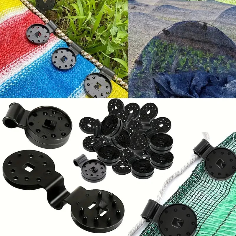 50PCS Sunshade Net Clips Heavy Duty Gardening Shade Cloth Fasteners