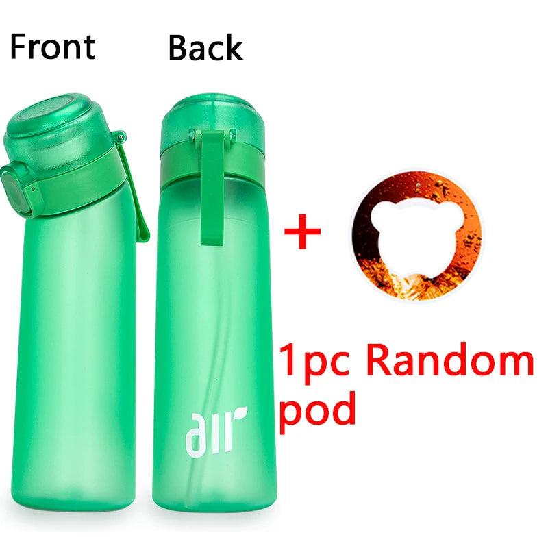 800ml Scented Water Bottle Portable Flavor Pod Sports Hydration Cup - 29