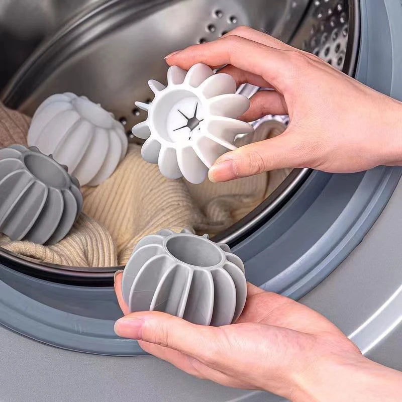5 Pack Laundry Washing Balls Anti-Tangle Cleaning Sphere for Machines - 1