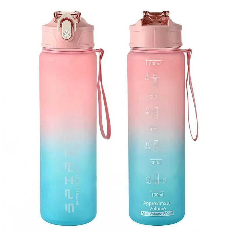 750ml Leak Proof Sports Water Bottle Portable Fitness Gym Jug - 11
