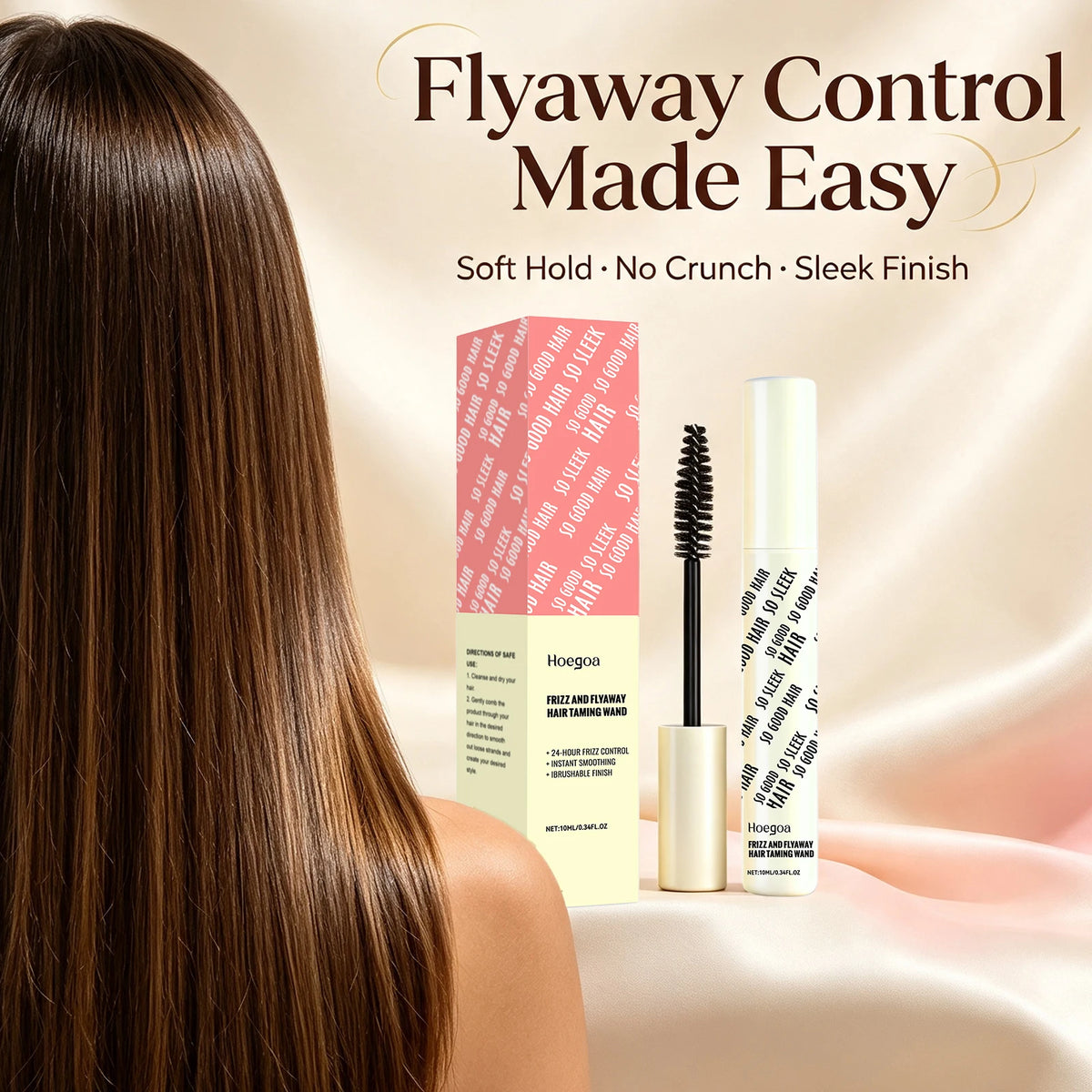 Anti-Frizz Hair Taming Wand Flyaway Smoothing Stick