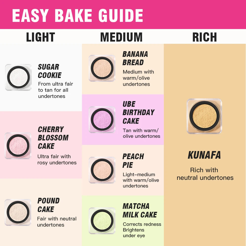 Loose Baking Setting Powder Matte Oil Control Face Makeup