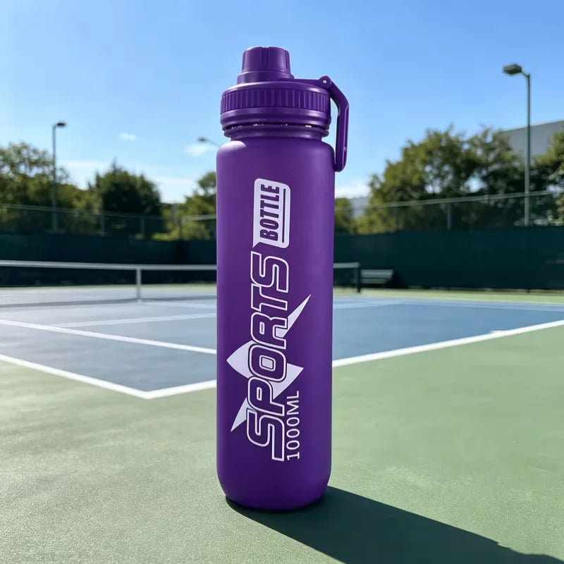 1000ml Sports Water Bottle Fitness Gym Jug with Handle and Carry Loop