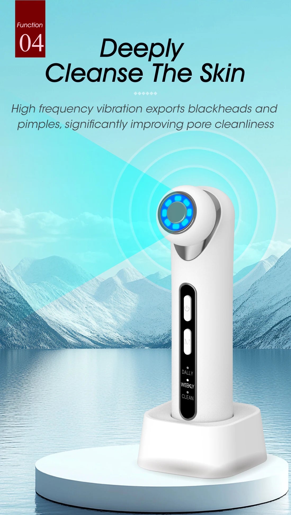 LED Photon Eye Facial Massager Eye Beauty Wand