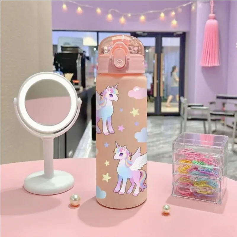780ml Unicorn Water Bottle BPA Free Leak Proof Sports Gym Drink Cup