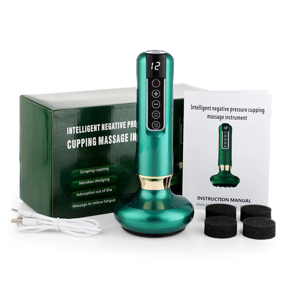 Electric Guasha Cupping Massager Scraping Body Shaping Tool - 30