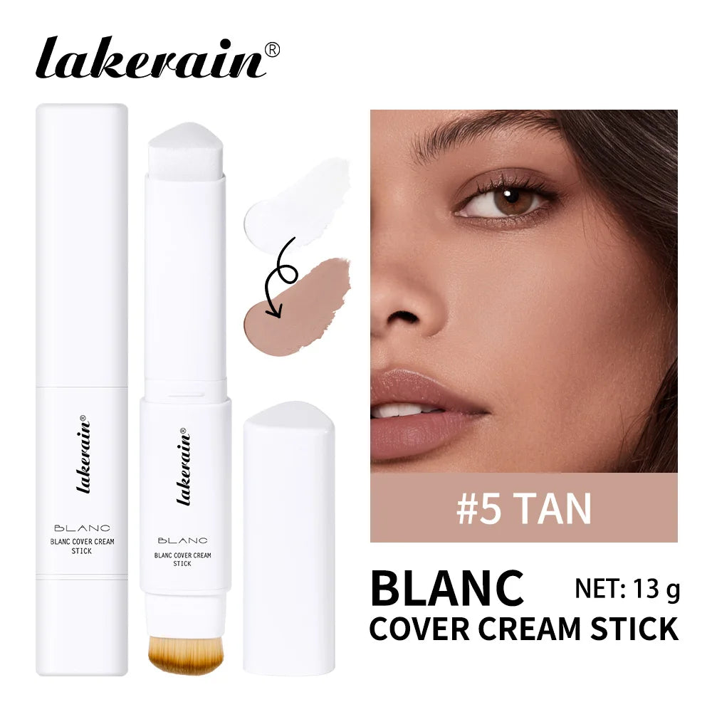 Dual-Ended Color Changing Foundation Stick Smooth Makeup Blending