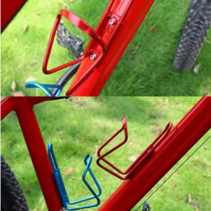 Aluminum Bike Water Bottle Cage Lightweight Cycling Drink Holder Mount - 2