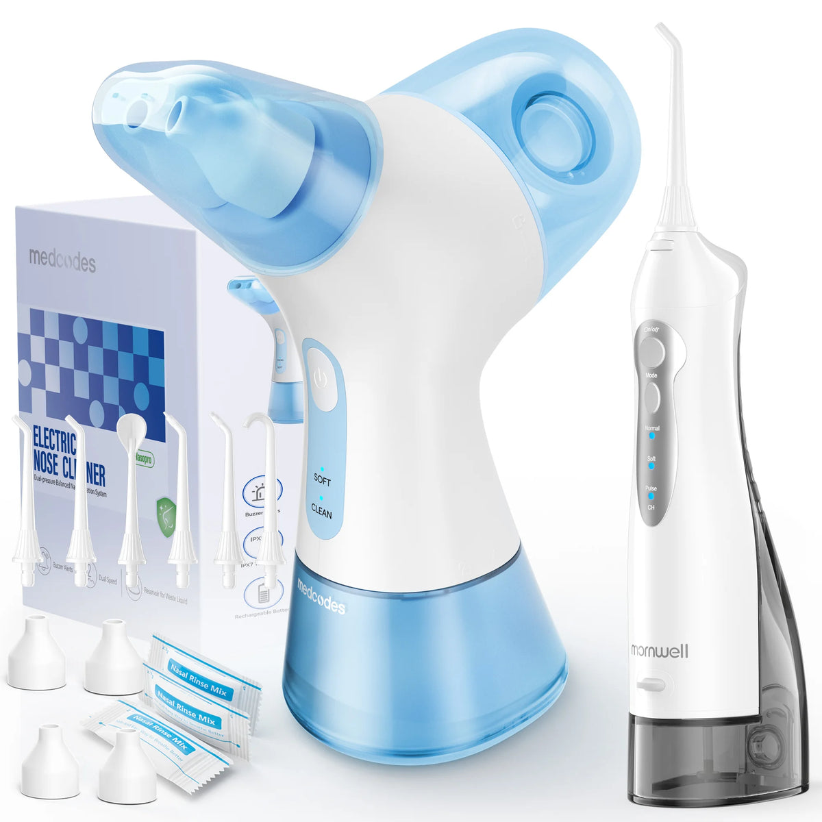 Nasal Rinse Irrigation & Water Flosser Combo
