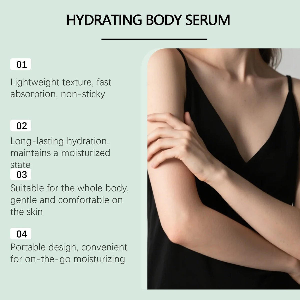 Hyaluronic Acid Body Serum for Dry Skin Moisturizing Care