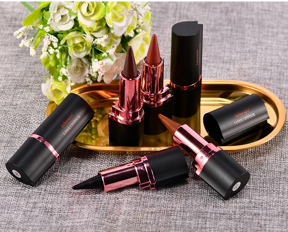 Gradient Lip Liner Lipstick Waterproof Matte Makeup
