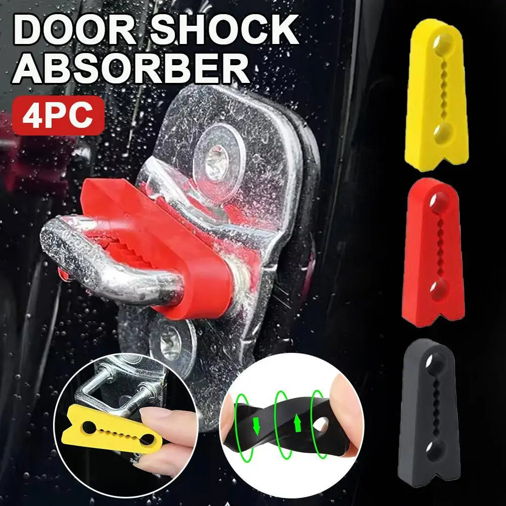 4Pcs Car Door Shock Absorbing Pad Anti Collision Lock Gasket - 9