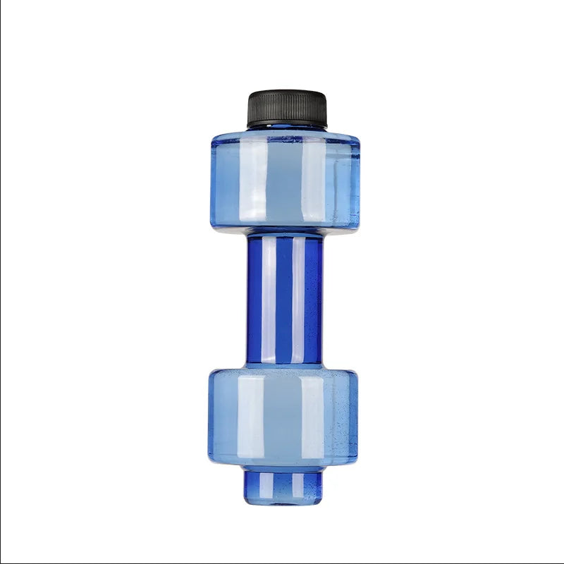 Dumbbell Water Bottle 550ml Portable Sports Gym Hydration Jug - 12