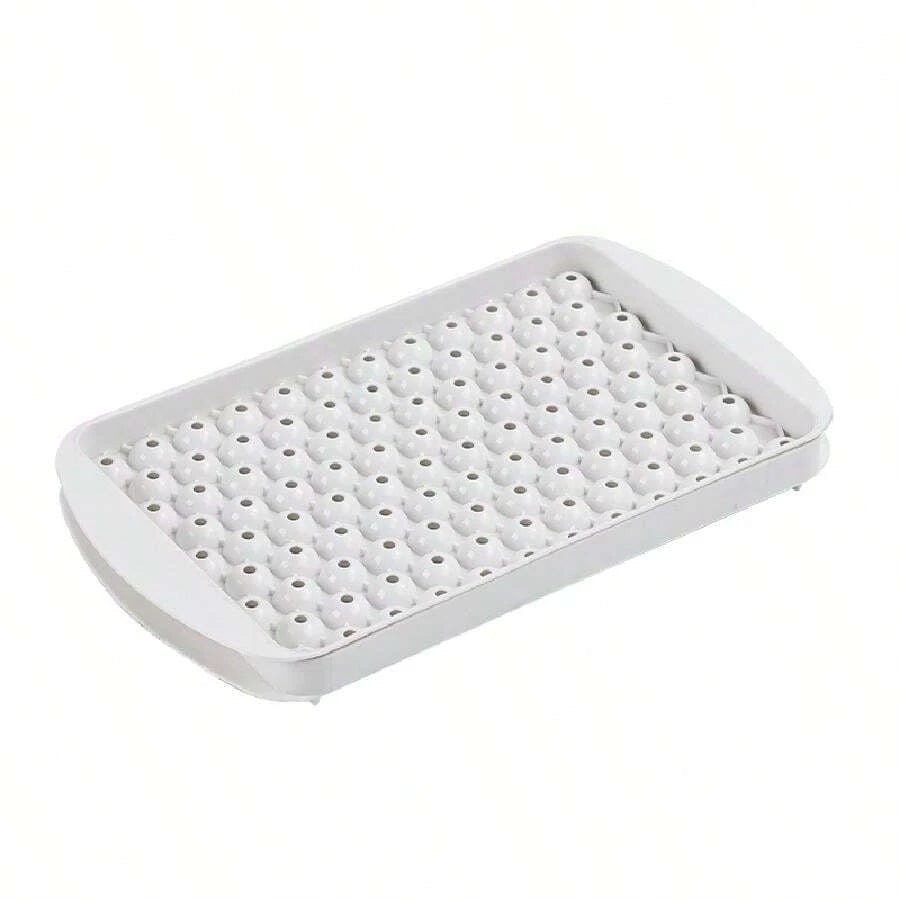 104 Grid Mini Ice Cube Tray Spherical Ball Maker Mold for Drinks - 7