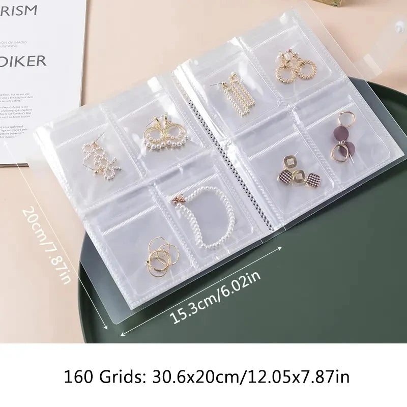Jewelry Storage Book Anti-Oxidation Clear Display Album for Earrings - 9