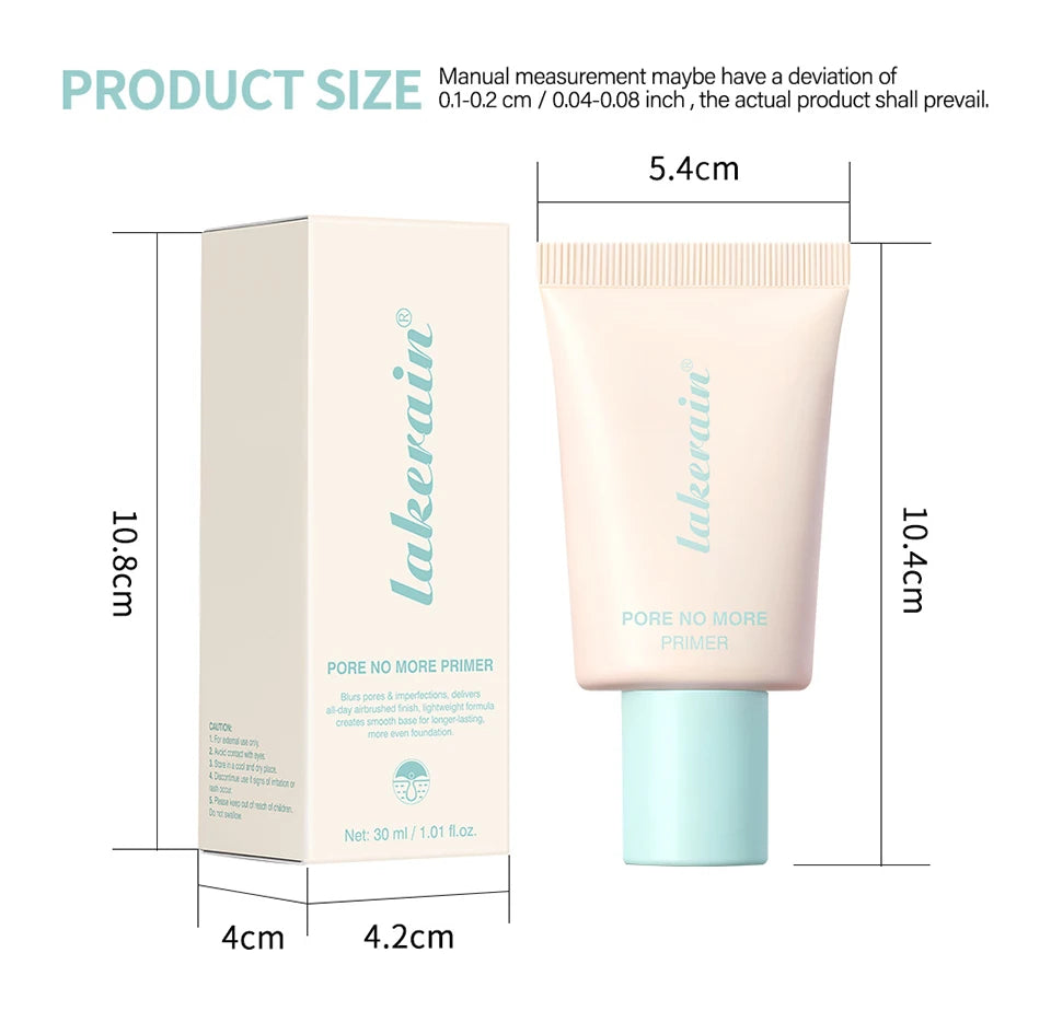 Lakerain Pore No More Primer Matte Oil Control Makeup Base - 16