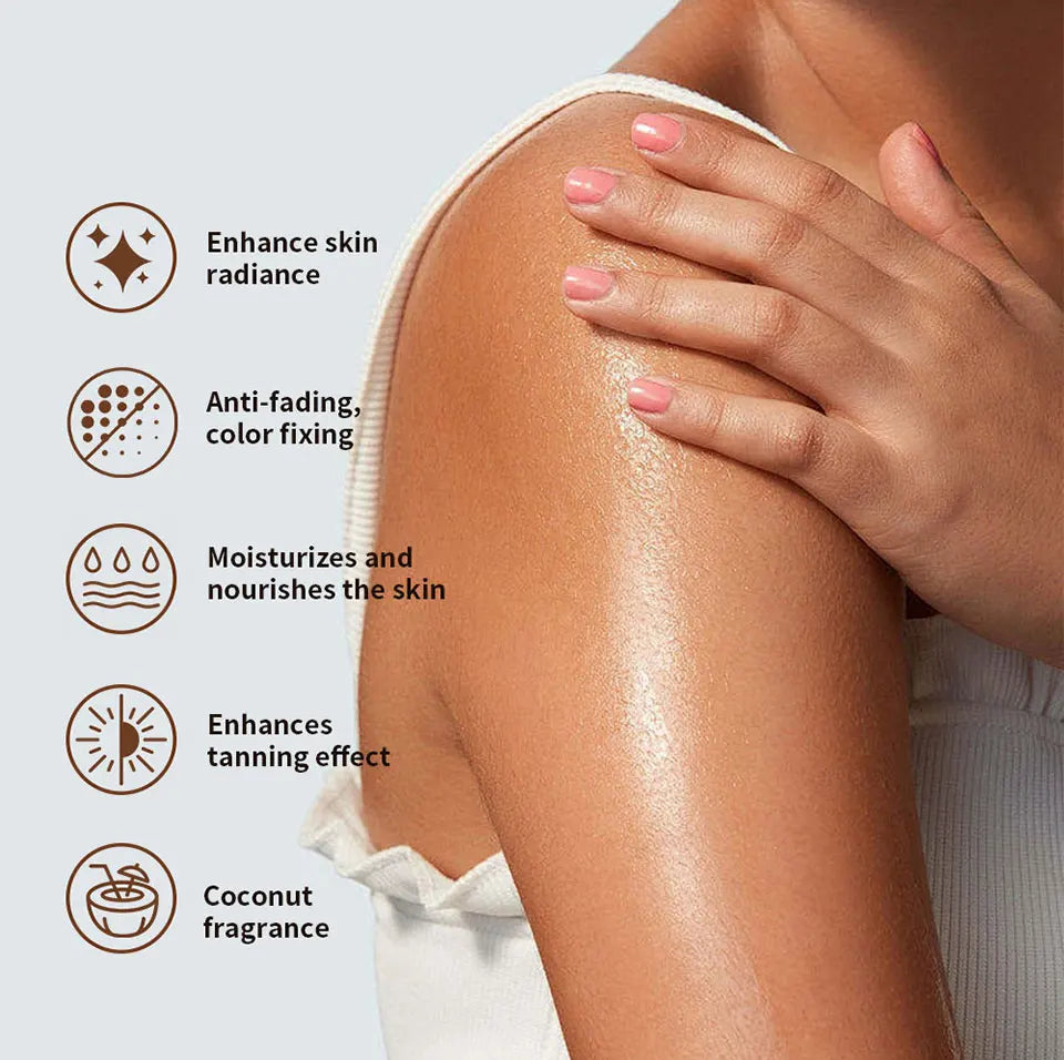 Amazing Brown Tanning Lotion Self Tanner Booster - 21