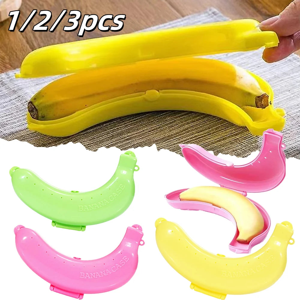 Portable Banana Saver Case - Protective Fruit Storage Container for Travel - 1