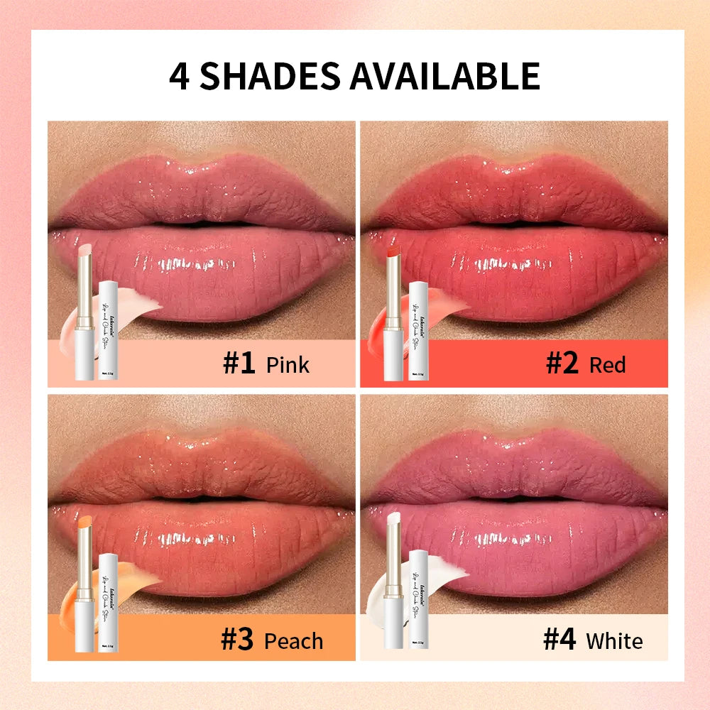 pH Activated Lip And Cheek Stain Natural Color Change Hydrating Tint