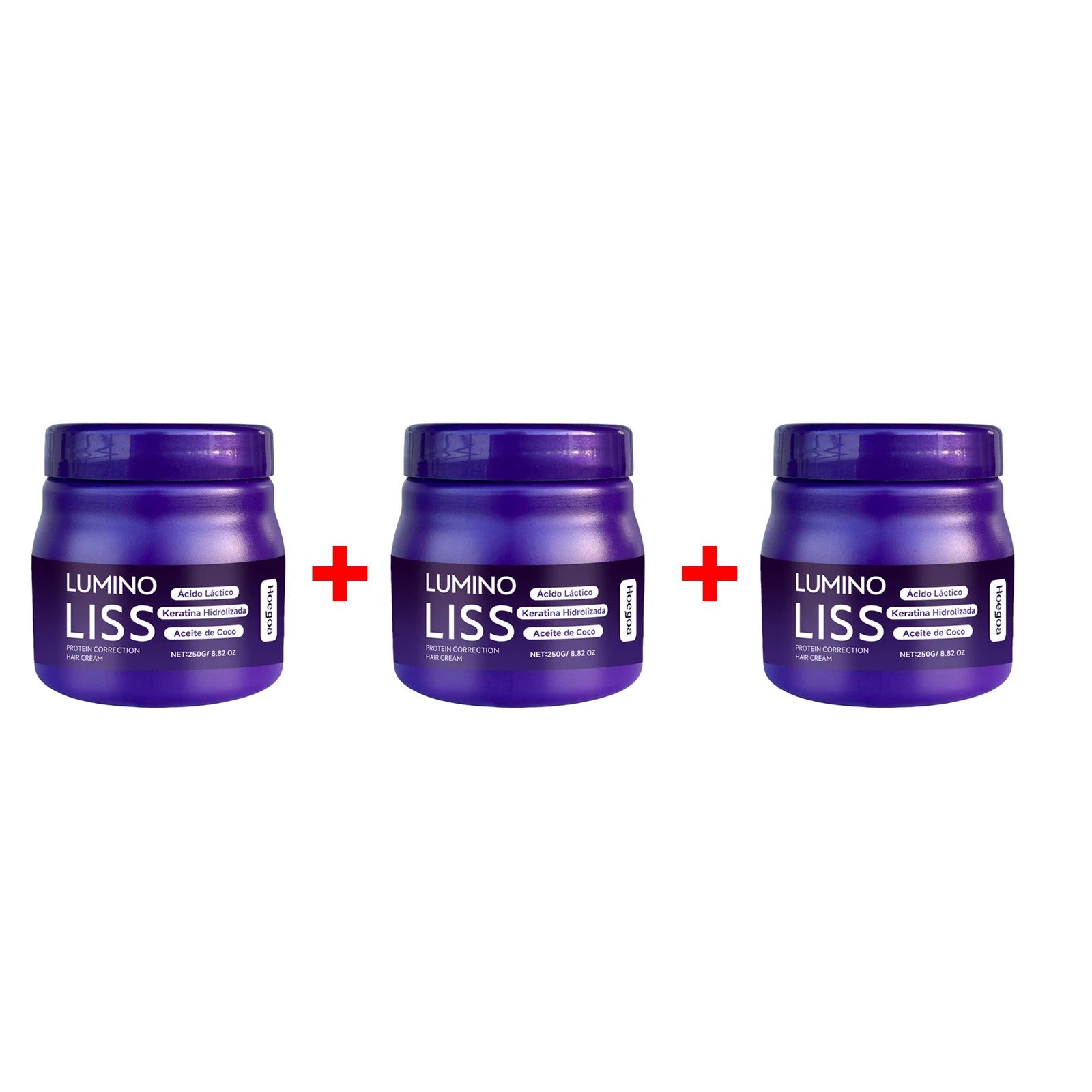 Protein Correction Hair Straightening Cream & Keratin Repair Mask - 8