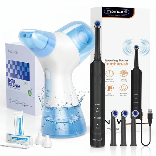 Nasal Irrigator & Sonic Electric Toothbrush Combo Kit