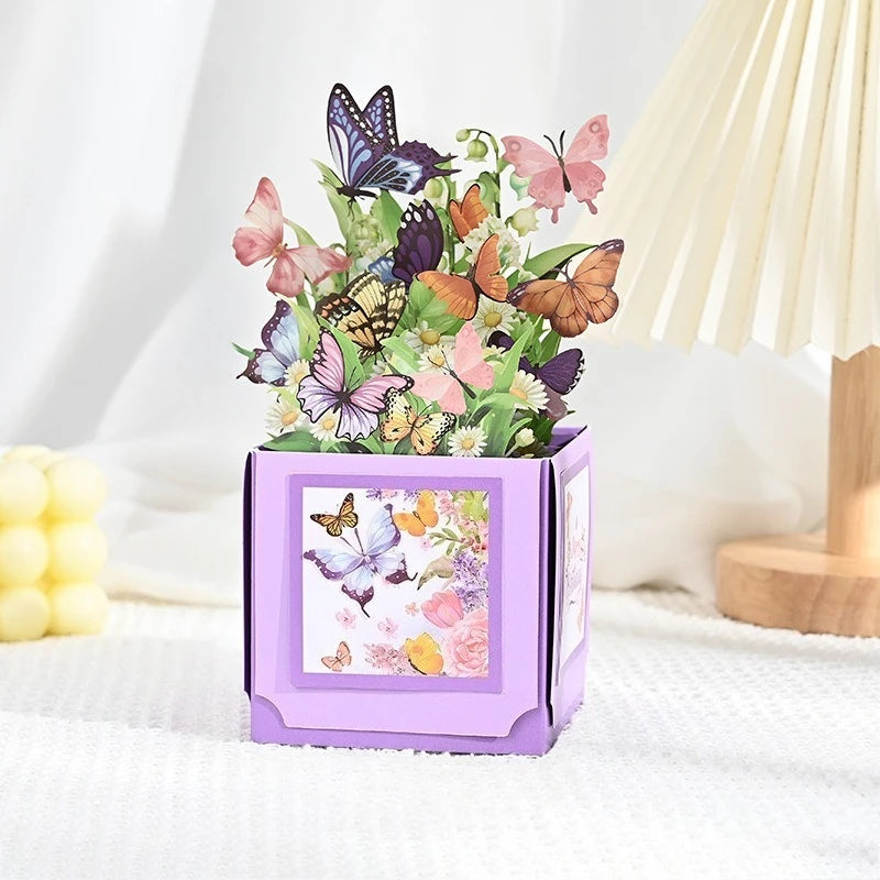 3D Pop Up Birthday Greeting Card Gift Box with Envelope for All Ages