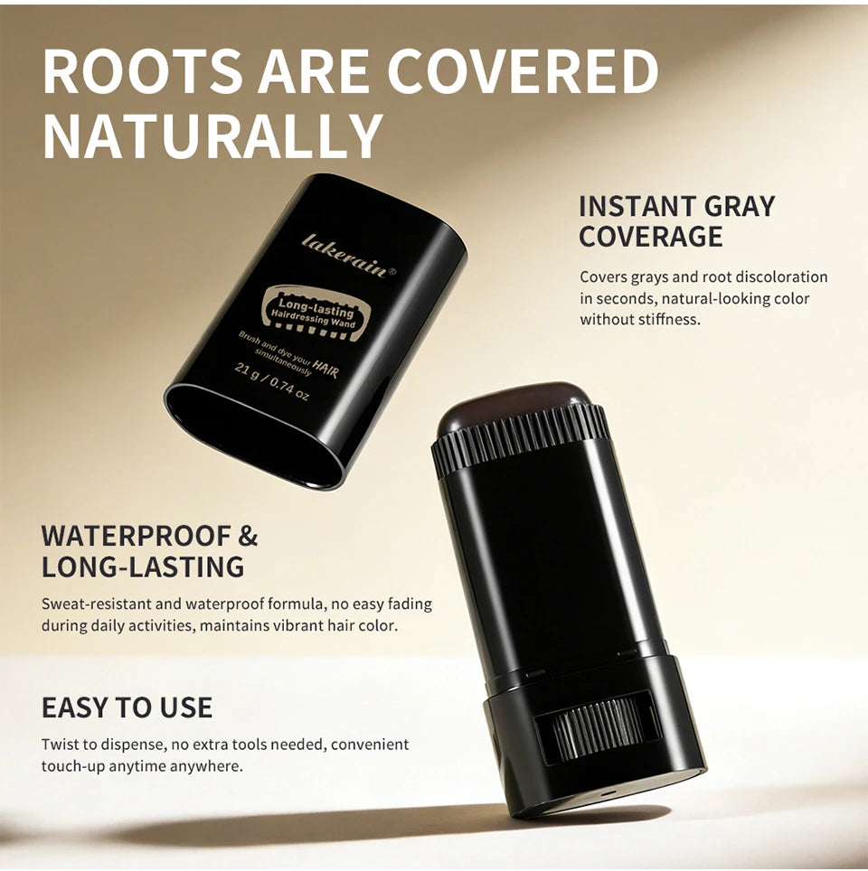 Temporary Hair Dye Stick and Root Touch Up Comb