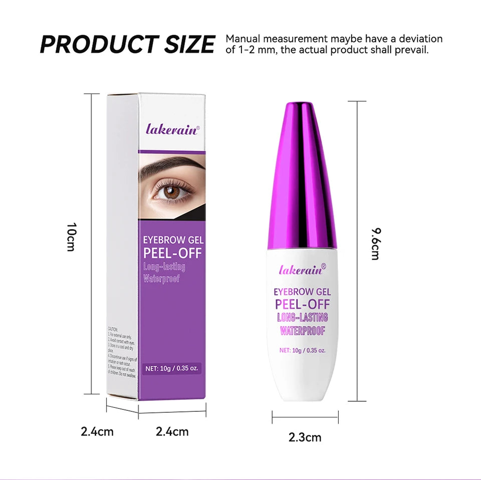Peel Off Eyebrow Gel Long Lasting Tattoo Tint Cream
