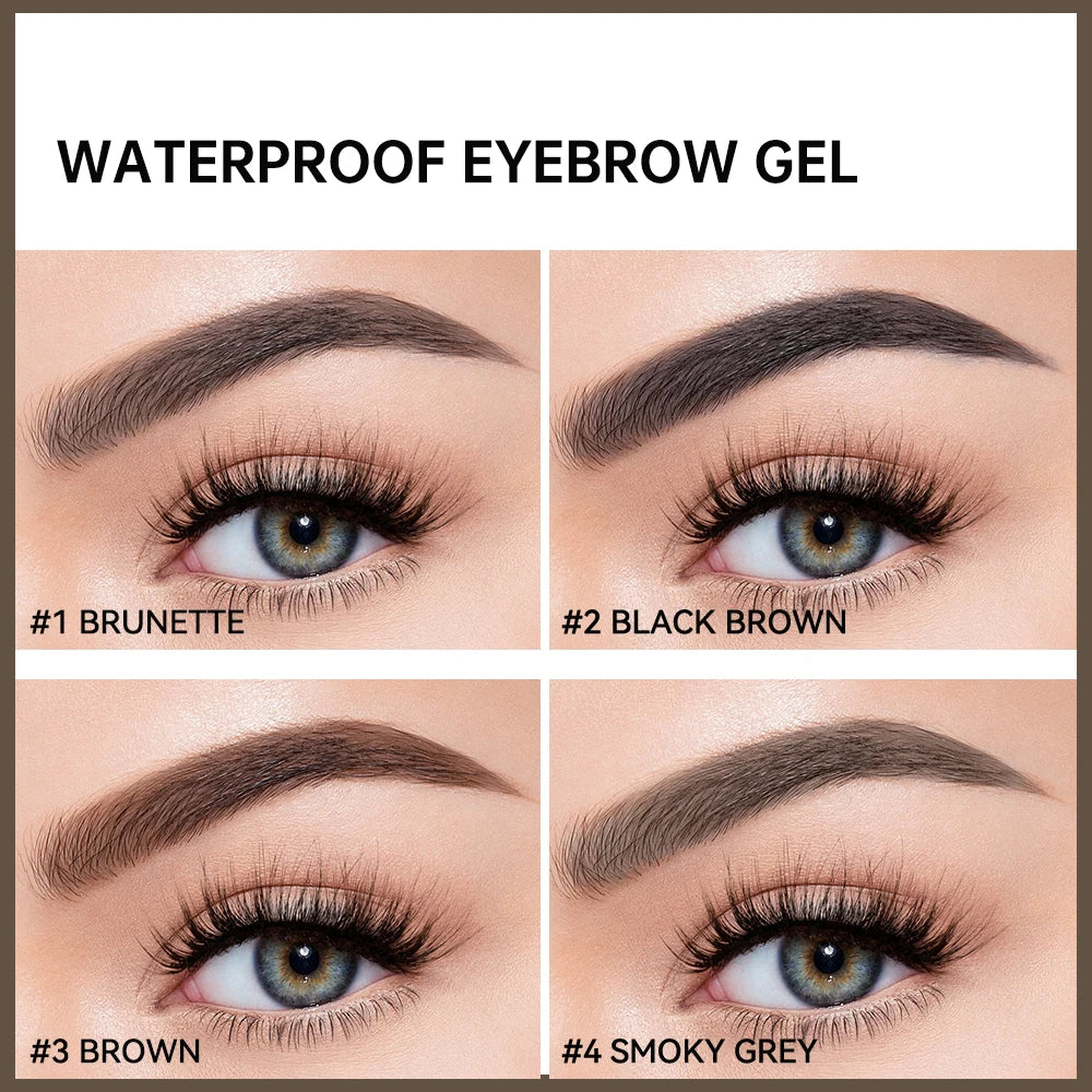 Waterproof Eyebrow Tint Gel Long Lasting Natural Look - 3