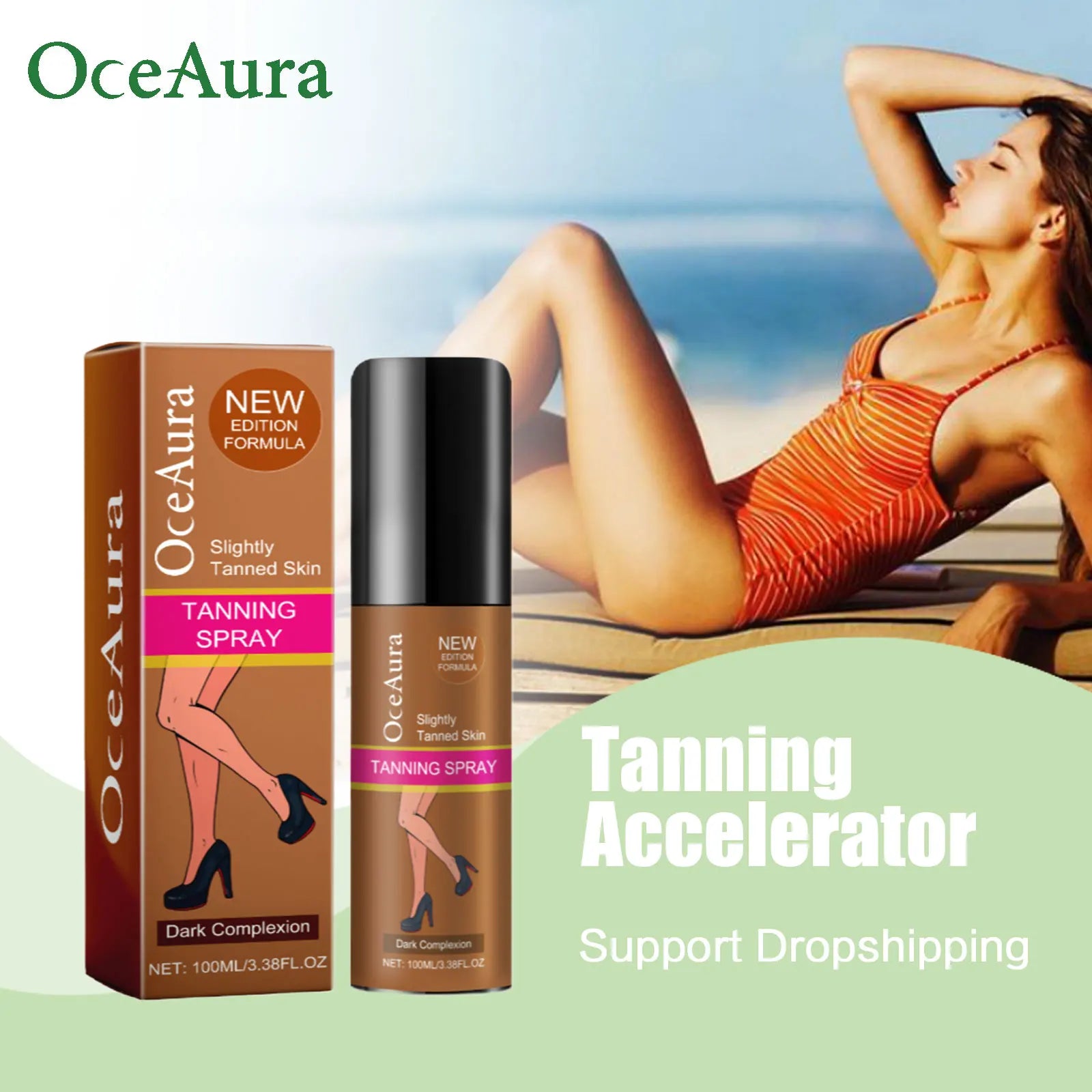 Sunless Tanning Spray Moisturizing Bronzer Self Tanner - 2