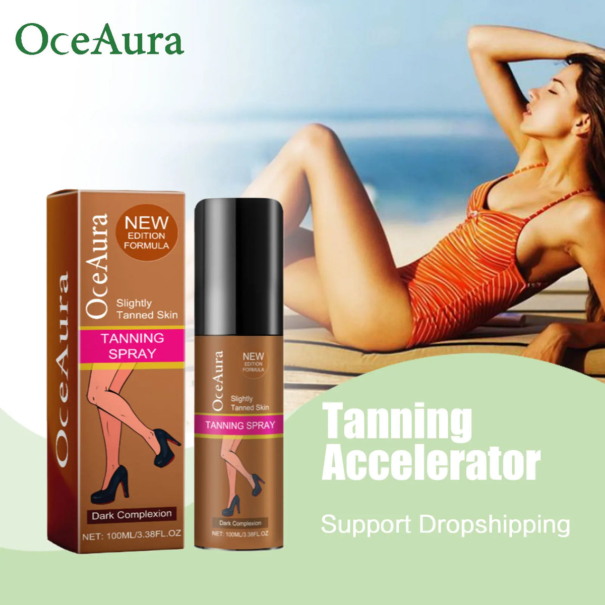 Sunless Tanning Spray Moisturizing Bronzer Self Tanner