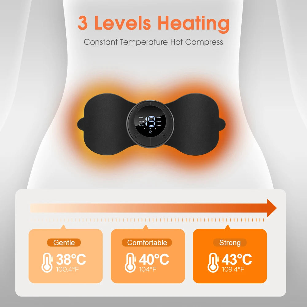 Smart Electric Neck Massager Portable Cervical Massage Patch Tool