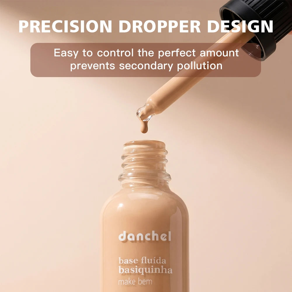 Danchel Lightweight Liquid Foundation Matte Soft Makeup