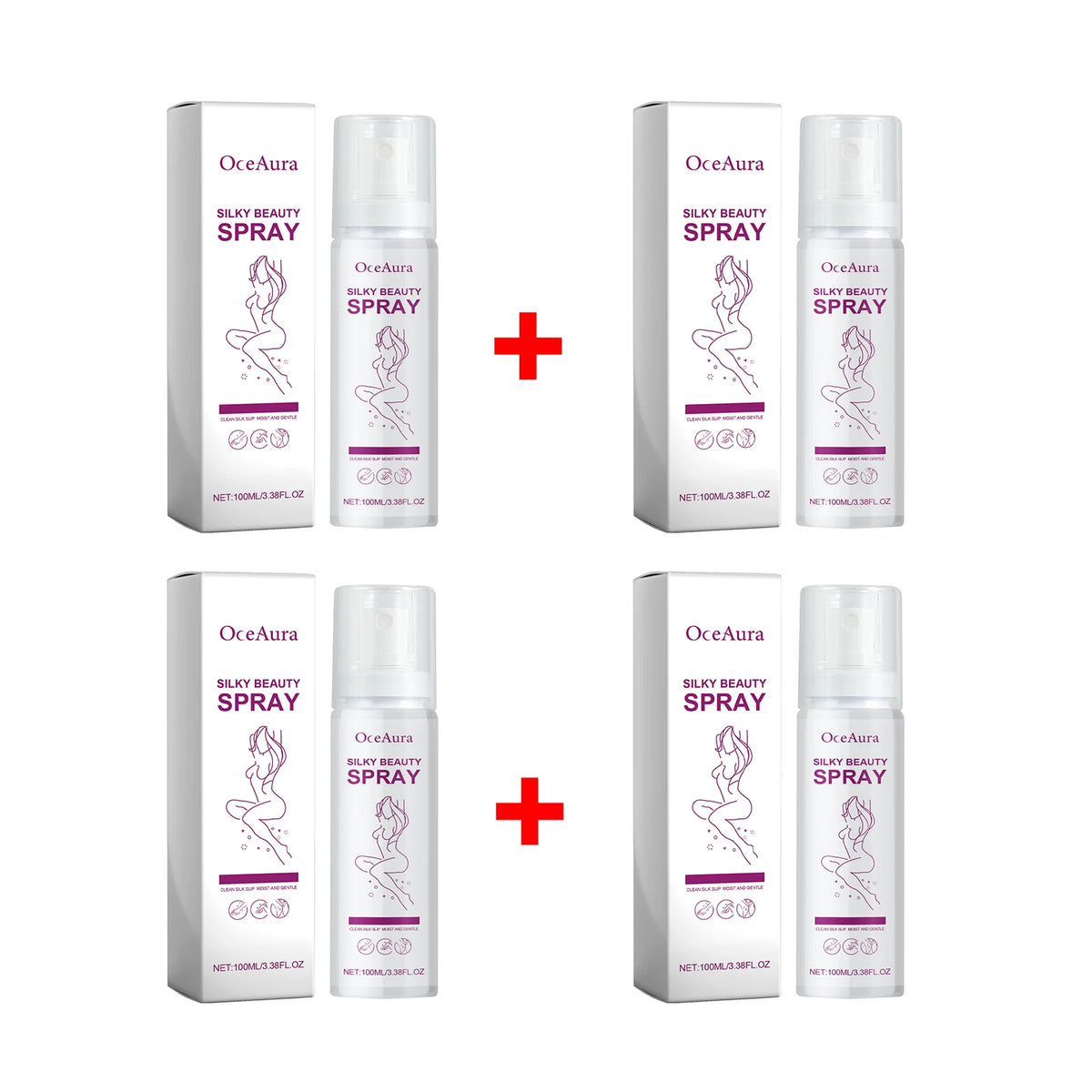 OceAura Body Hair Removal Spray Depilatory Mousse