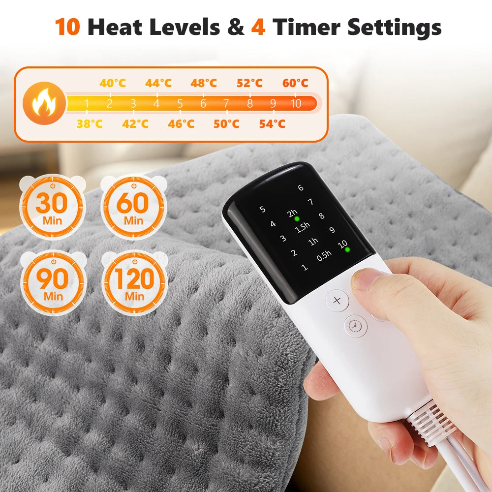 Electric Heating Pad Flannel Thermal Mat Pain Relief