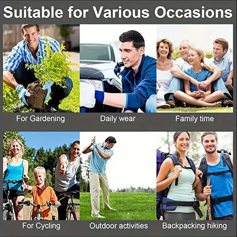 2 Pack Tactical Nylon Belt Quick Release Webbing Canvas Work Belt