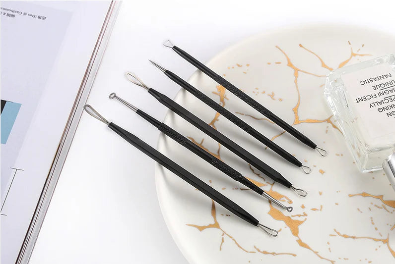 Stainless Steel Blackhead Remover Tool Kit Pimple Extractor - 20