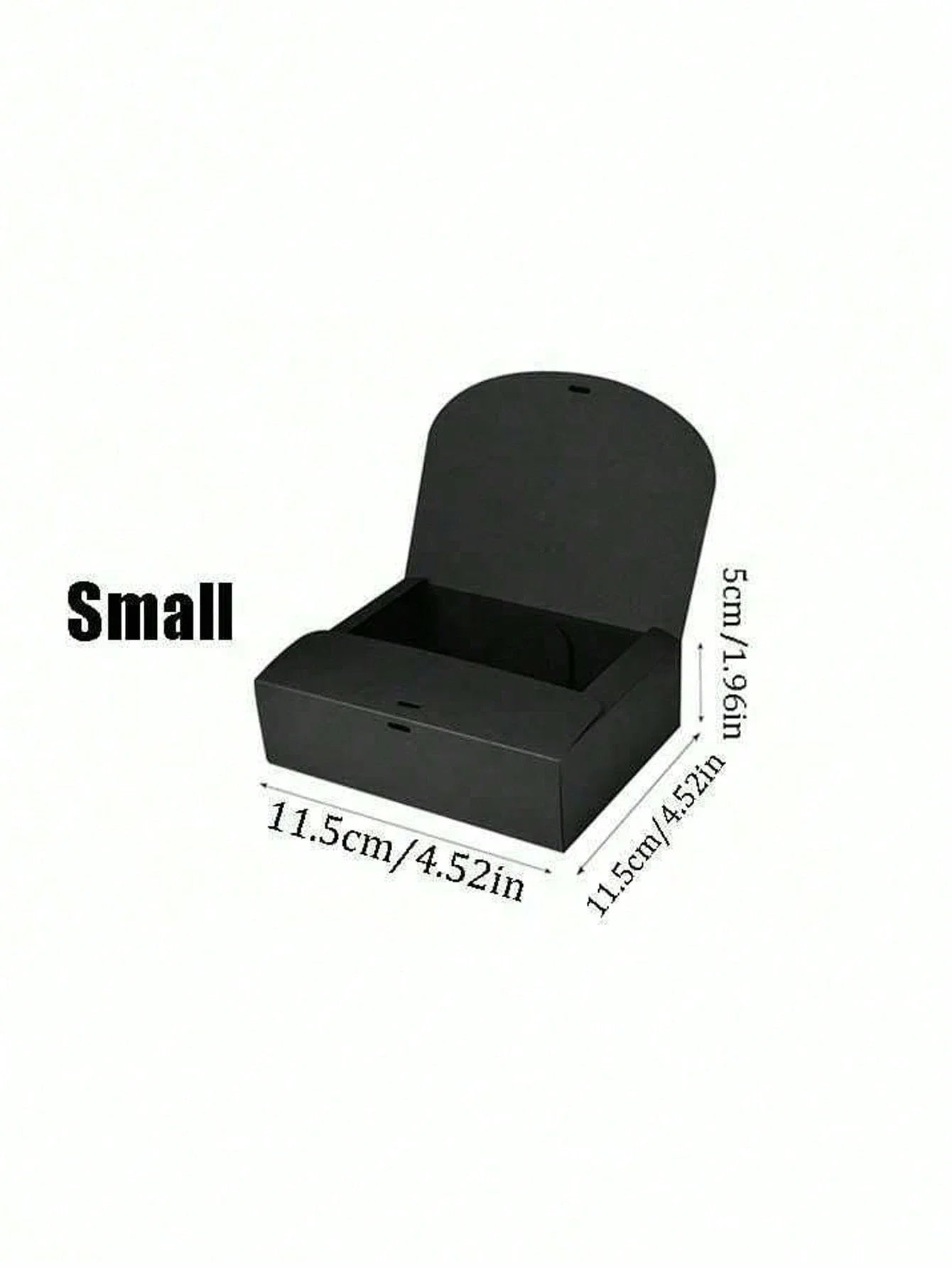4 Pack Black Gift Boxes with Lids Elegant Wedding and Party Favor Boxes