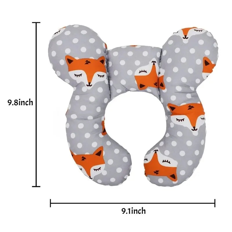 Baby Travel Neck Pillow U Shaped Support for Car Seat and Stroller