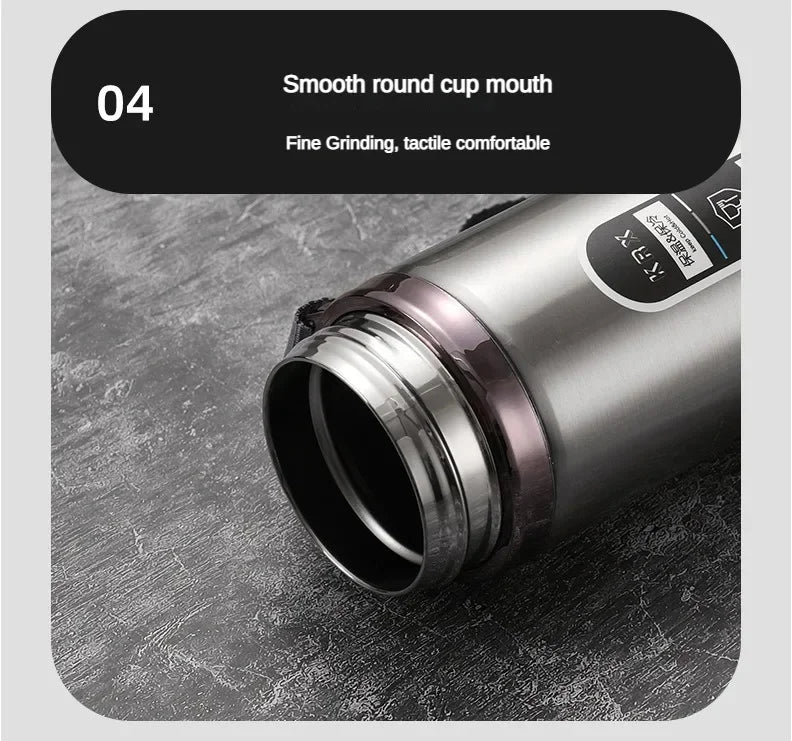 SoftAura Smart Thermos Bottle LED Temperature Display Vacuum Flask 500ml - 21