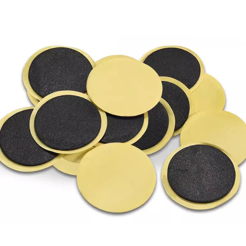 Bicycle Tire Repair Patches Glue Free Inner Tube Puncture Fix Kit - 12