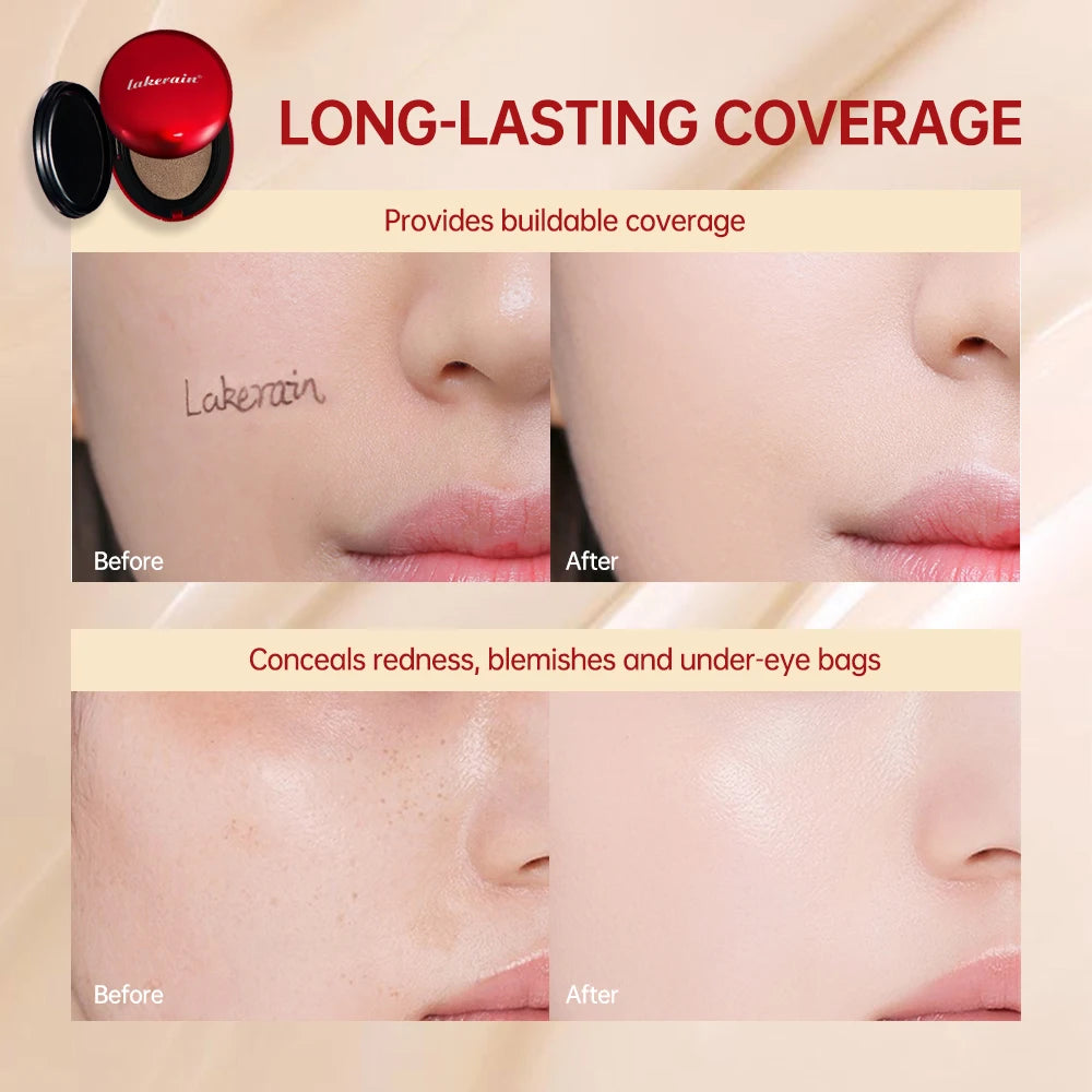 Cushion Foundation Long Lasting Semi Matte Face Makeup - 6