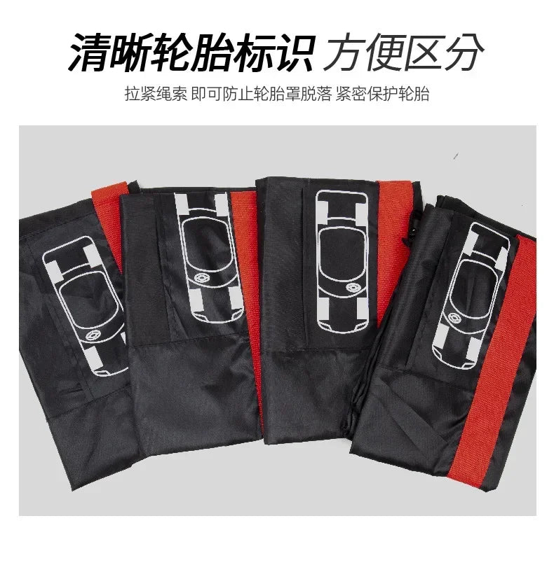 Universal Car Spare Tire Cover Waterproof Dustproof Storage Protector