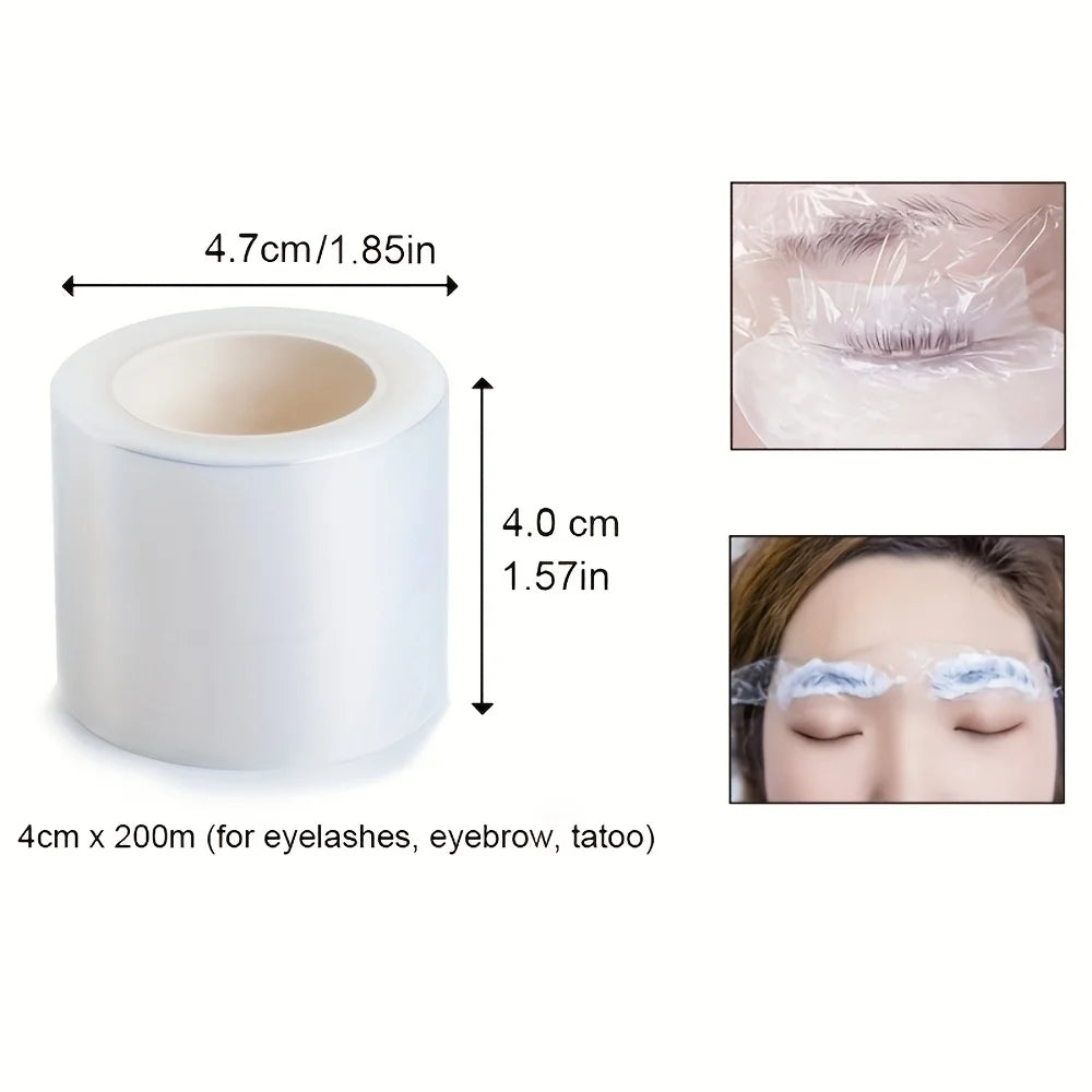 Disposable Tattoo Wrap Film - Microblading & Permanent Makeup Brow Cover - 10