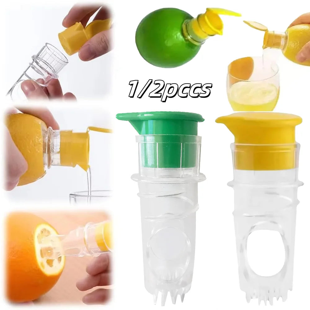 Manual Lemon Juicer Portable Citrus Squeezer and Fruit Juice Extractor - 1