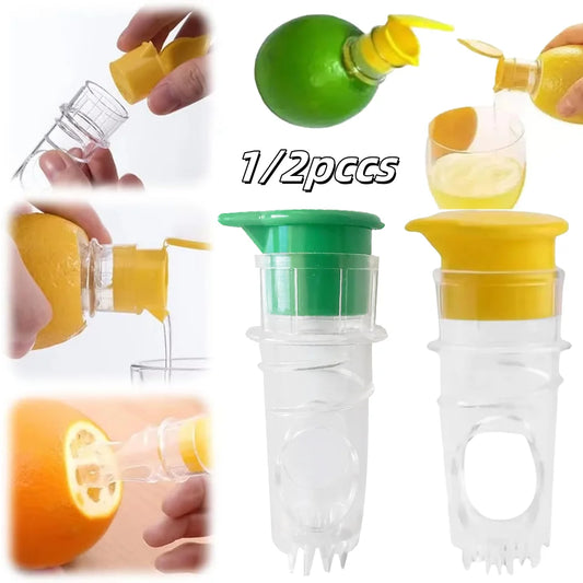 Manual Lemon Juicer Portable Citrus Squeezer and Fruit Juice Extractor