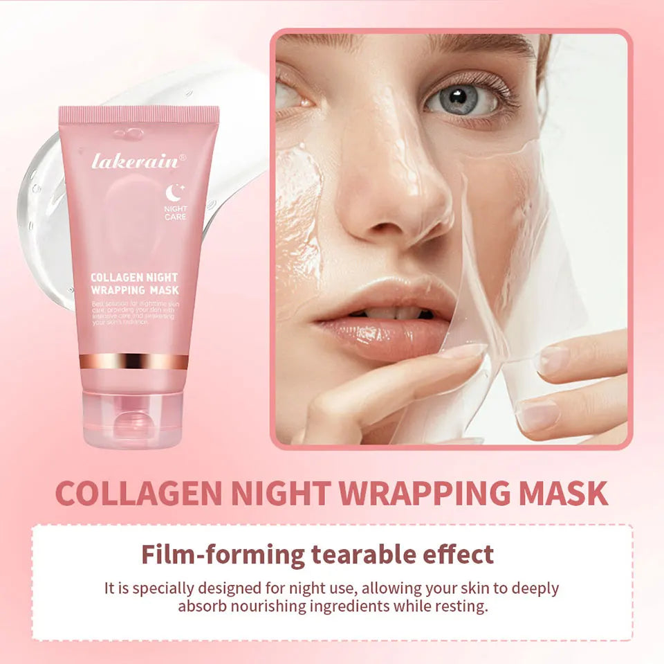 4pcs Collagen Skincare Kit Mask Cream Balm